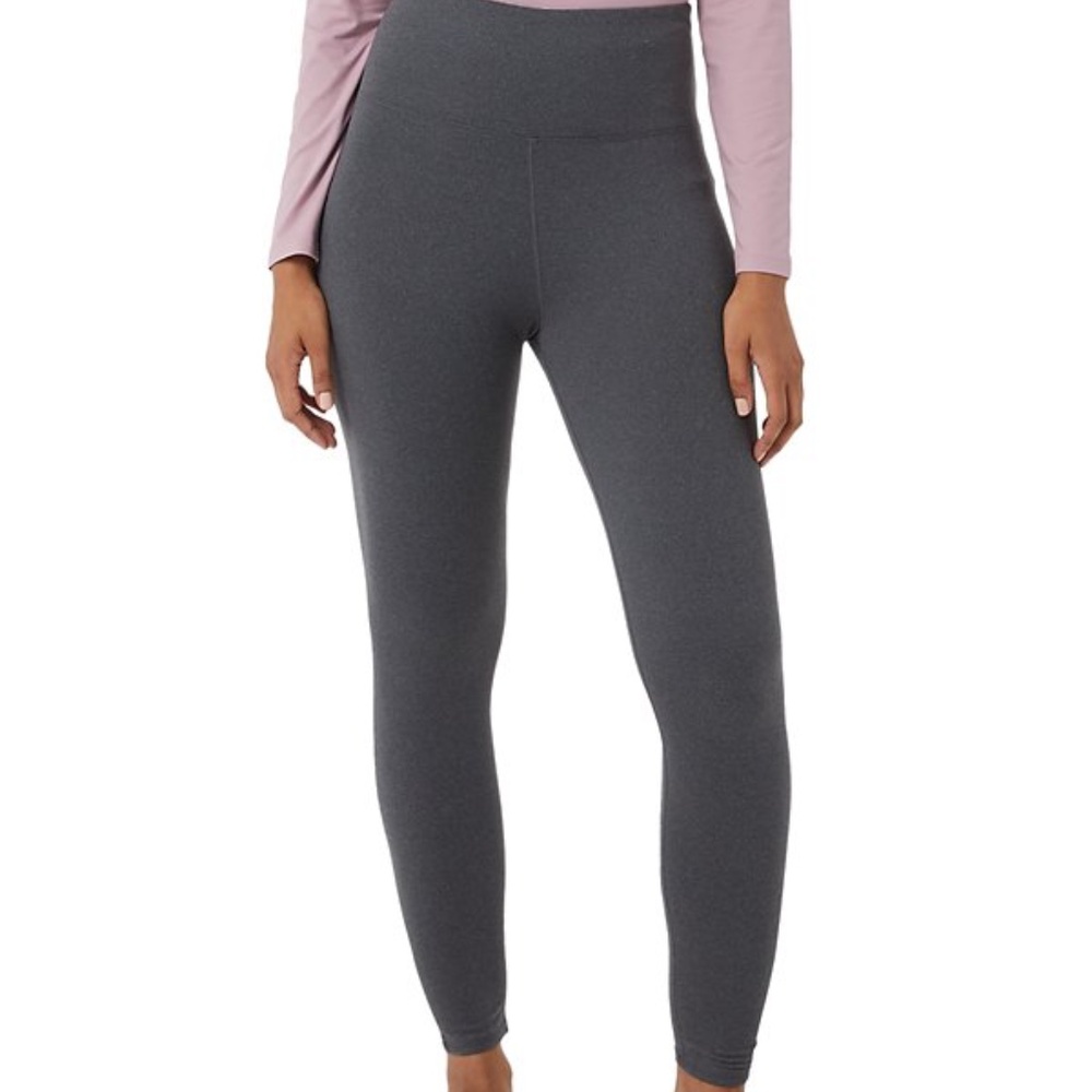 32 Degrees Women s Fleece-Lined Leggings Heather Grey S